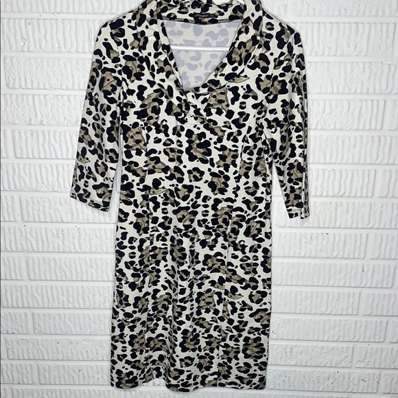 J. McLaughlin Leopard Print Dress - Picture 1 of 5